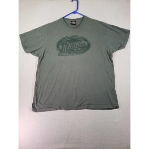 Harley Davidson Shirt Mens XL Gray Regular Fit Graphics Short Sleeve Pullover